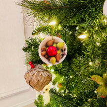 Frutas de inverno - Ornamento cerâmico