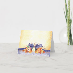 Frutas de outono - Cartão de Nota