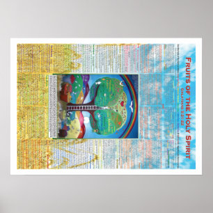 Frutas do poster 20" do Espírito Santo x28 "