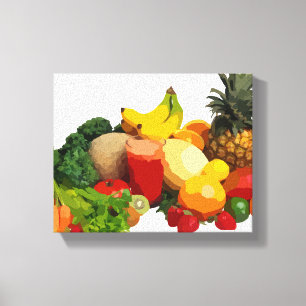 Frutas e Canvas