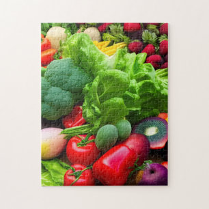 Frutas orgânicas e Quebra-cabeça de serra