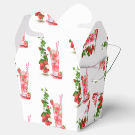 Frutas para caixas de suco de morango