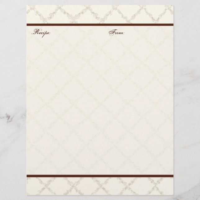 Fruto do Espírito Páginas de Receitas da Herança F (Frente)