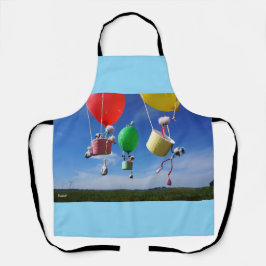 Fubby's in luchtballonnen die op avontuur gaan.