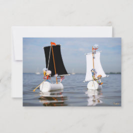 Fubby's op zee tegen plastic vervuiling.