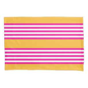 Fuchsia e padrão amarelo de cinco faixas
