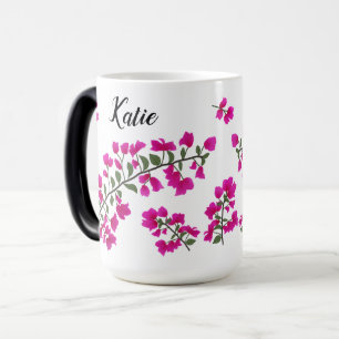 Fuchsia Pink Bougainvillea - Caneca Personalizada