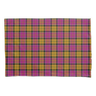 Fuchsia Purple e Dourado Culloden Scottish Tartan