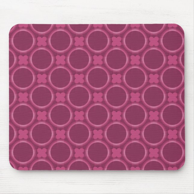 Fuchsia Quirky Charm Mousepad (Frente)
