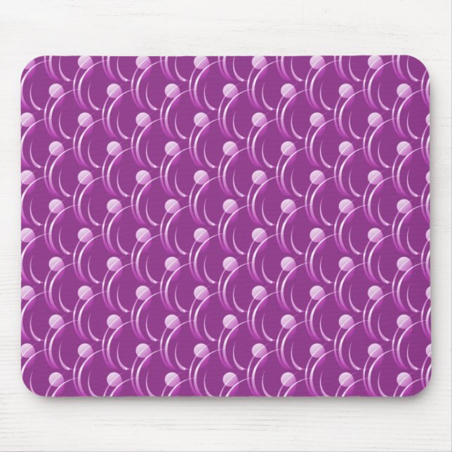 Fuchsia Rico Swirls Mousepad (Frente)