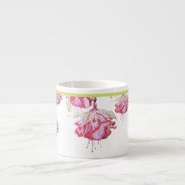 Fuchsias exóticas em uma caneca Espresso