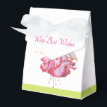 Fucsias Exóticas em uma Caixa de Lembranças<br><div class="desc">O design desta caixa de lembranças é baseado em uma pintura de Fucsias feita por mim. Com muitos tons de rosa quente sobre camadas de pétalas, elas parecem verdadeiramente exóticas. Estas florescem no verão, mas com este produto você pode saborear sua beleza exótica durante todo o ano! Este produto é...</div>