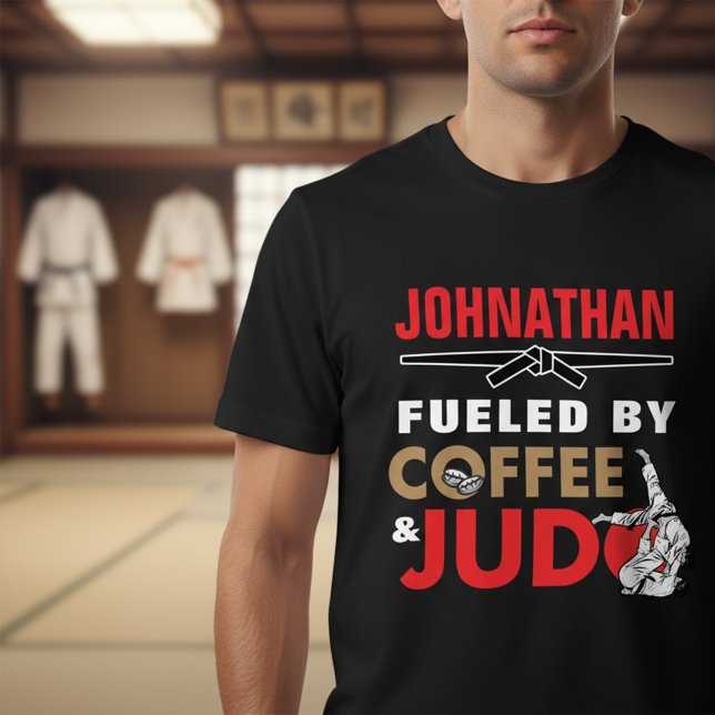 Fueled by Coffee & Judo Funny Cool (Criador carregado)