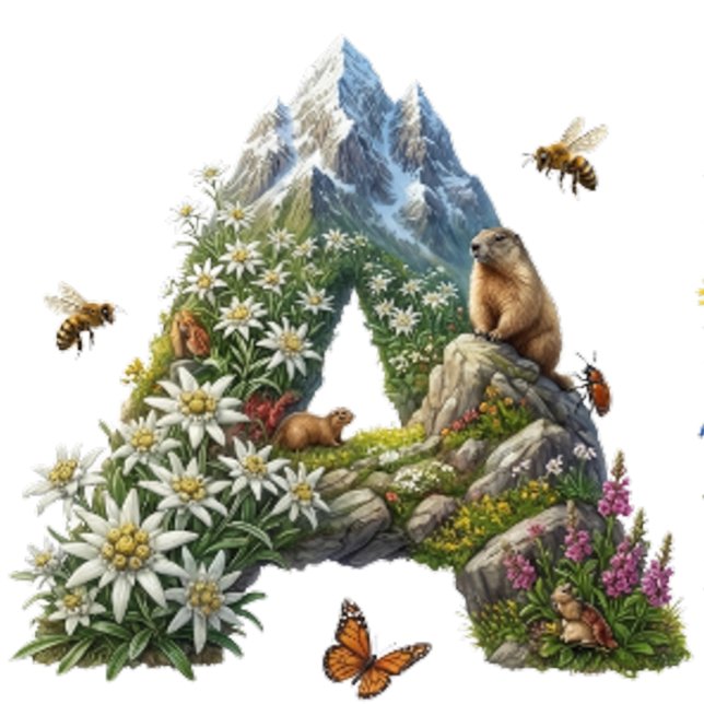 Fuga Cênica da Majestade da Montanha dos Alpes (Alps - Typography Tee)