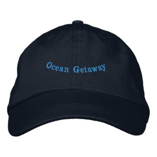 Fuga para o OCEANO Lifestyle de Viagem - Boné Azul