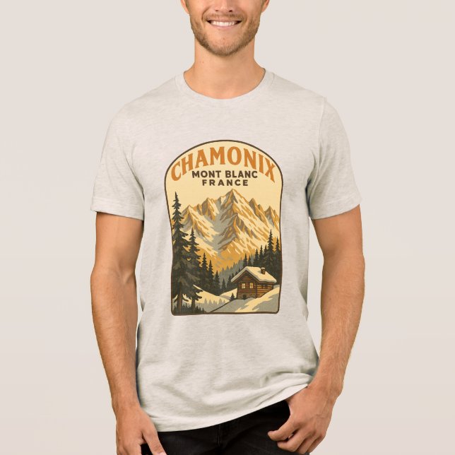 Fuga Vintage para Chamonix Mont Blanc (Frente)