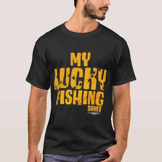 Fui Pescar ~ Camisetas Para Crianças (Frente)