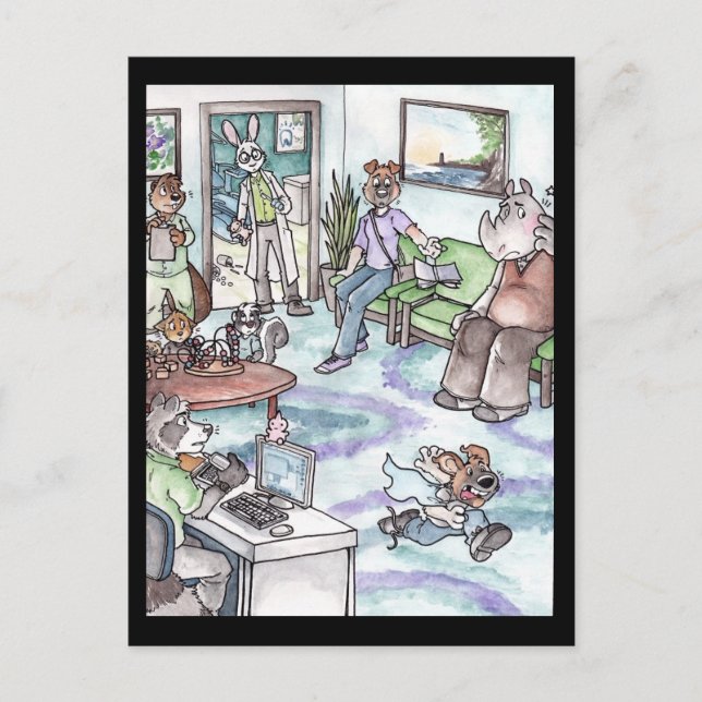 Fuja! Cartão Postal (Frente)