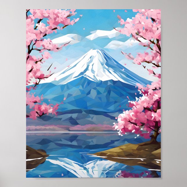 Fuji Blossom Poster (Frente)
