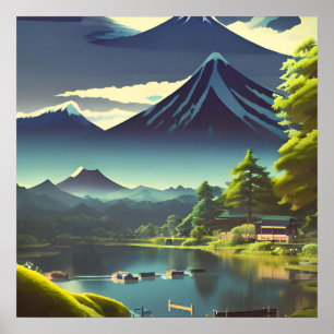 Fuji Do Lago Kawaguchi - Impressão Tsuchiya Koitsu