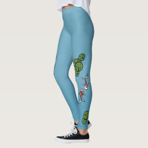 Fuku e Heiwa as Leggings Koi