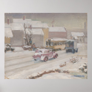 Fulton Road Cleveland - Kulhanek 1943 Impressão