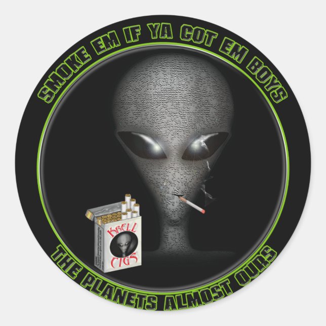 Fuma-me se me apanhares! Adesivo (Frente)