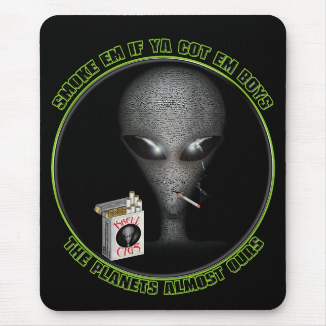 Fuma-me se me apanhares! Mousepad (Frente)