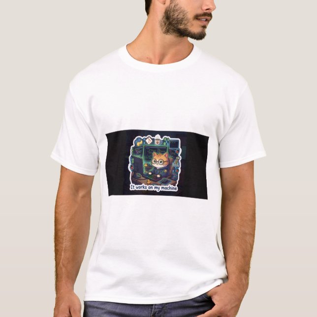 Funciona na Minha Máquina - Camiseta de Programado (Frente)