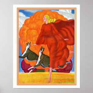 "Funcionando com impressão 16x20 do art deco dos