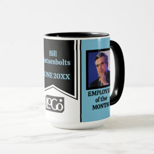 Funcionário fotográfico personalizado da caneca me