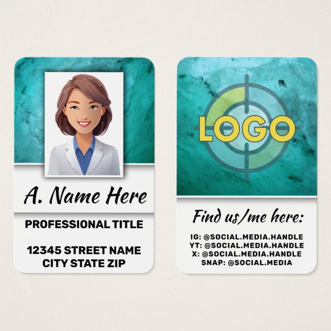 Funcionarios Admin do Distrito Escolar do Professo (Frente & Verso)