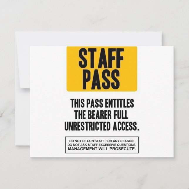 Funcionarios Pass (Frente)