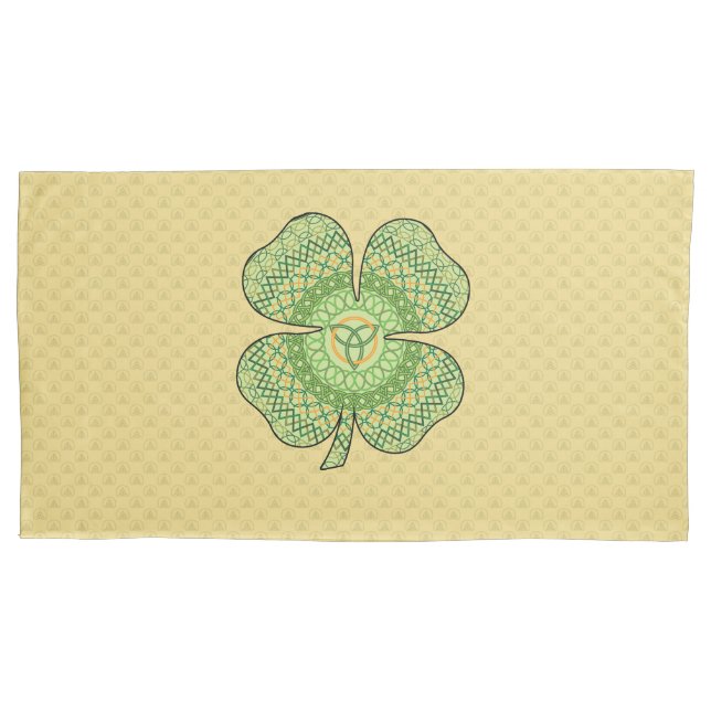Funda de Almofada Trevo Celta (Frente)