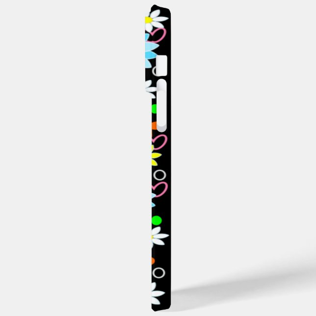 funda de celular con flores I (Verso/Esquerda)