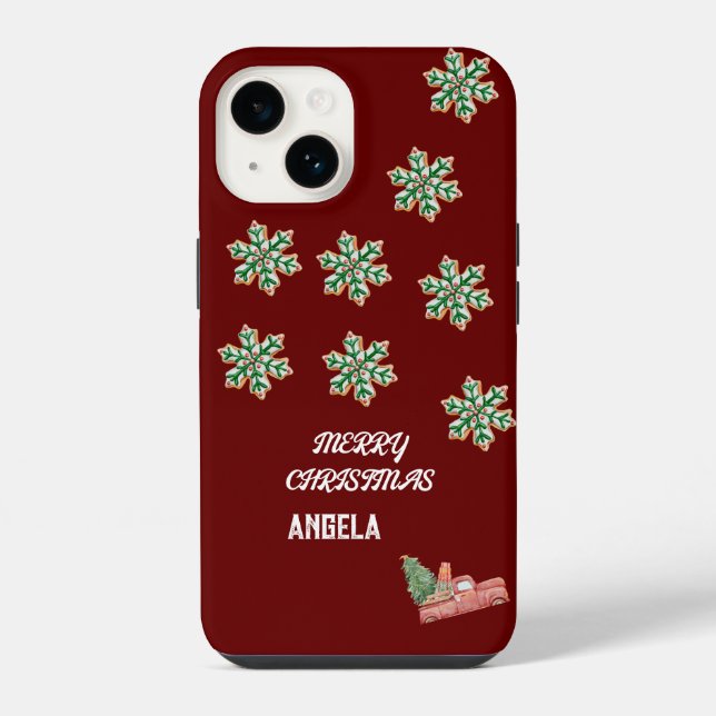 Funda de iPhone Snowflake (Verso)