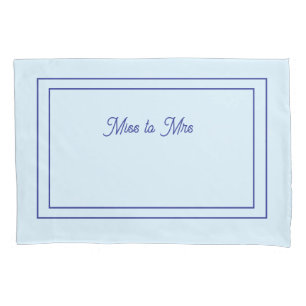 Funda de travesseiro azul claro de Senhorita para
