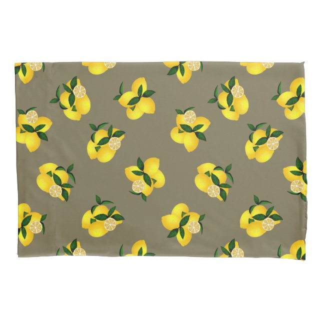 Funda de Travesseiro de Oliva Limão (Frente)