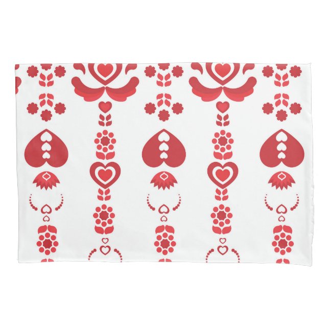 Funda de Travesseiro Padrão Natal Escandinavo (Frente)