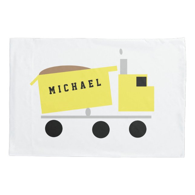 Funda de travesseiro personalizada de caminhão bas (Verso)