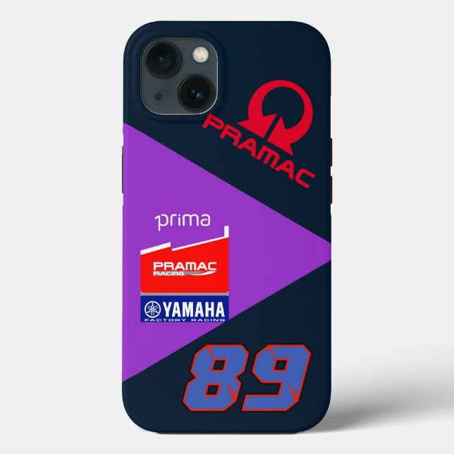 Funda IPHONE 13 pramac racing team 2025 Jorge Mart (Verso)