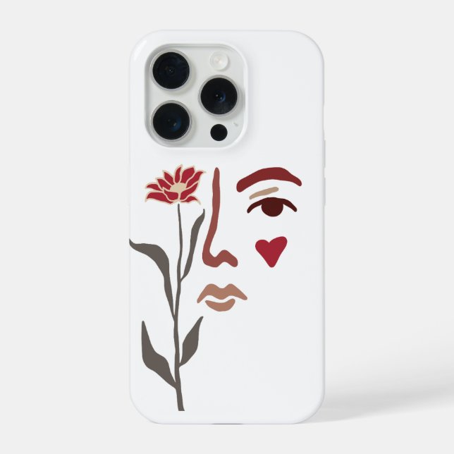 Funda Line Art Rostro (Verso)