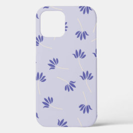Funda para iPhone color pastel, con diseño floral.