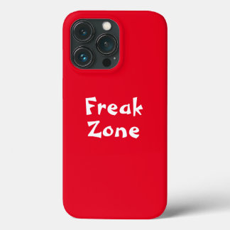 Funda para iphone com fundo vermelho e fonte branc