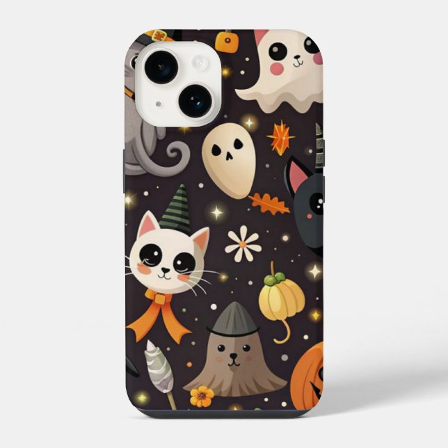 FUNDAS IPHONE 14 DE APLLE,HALLOWEN (Verso)