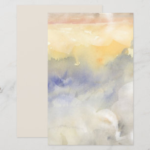 Fundo abstrato boho aquarela vintage