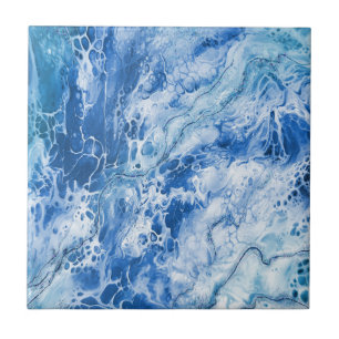 Fundo Abstrato Marble Azul
