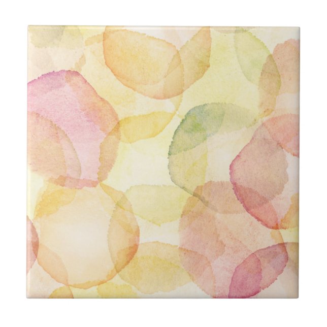 Fundo abstrato projetado com aguarela (Frente)
