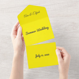 Fundo Amarelo Brilhante – Arte Minimalista de Casa