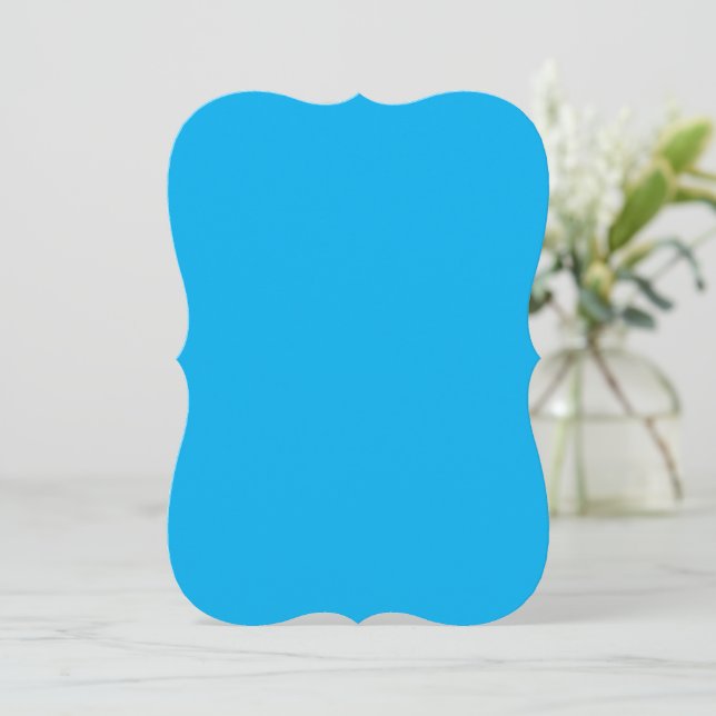 Fundo Azul Ciano Sólido | Estilo mínimo de verão (Em pé/Frente)